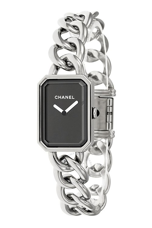 Chanel Premiere Black Dial Stainless Steel 