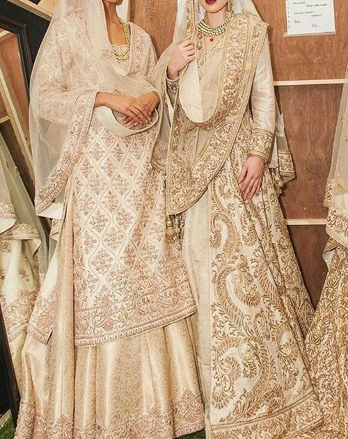 White and gold hot sale nikkah dress