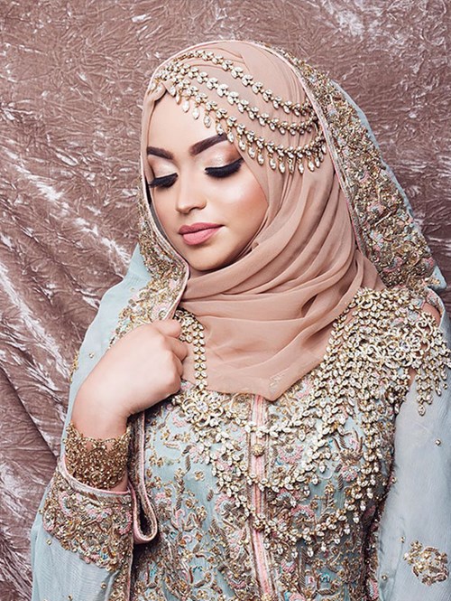 Wedding hijab styles on sale 2018