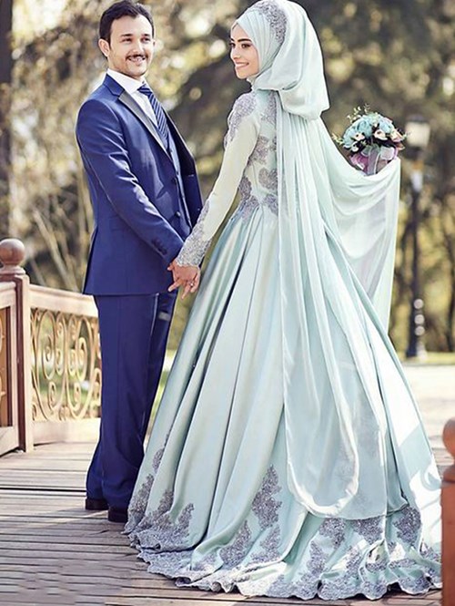 10 Bridal Hijab Styles For The Big Day Bridals.Pk