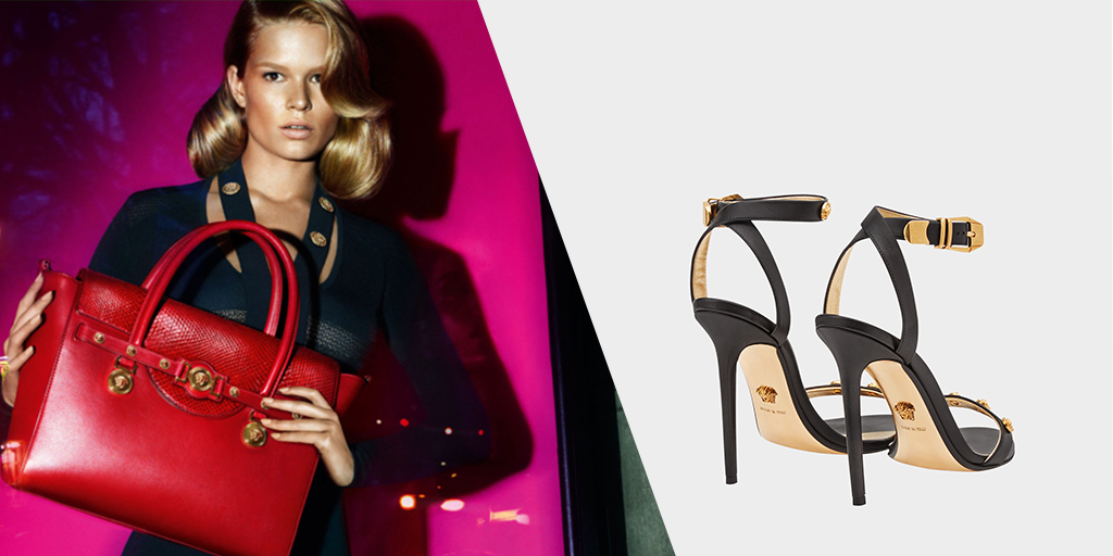 The Perfect Pairing Of Versace Handbags And Heels