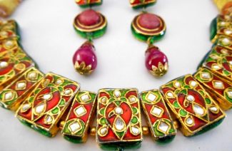 The Righteous Rule of Meenakari Necklace