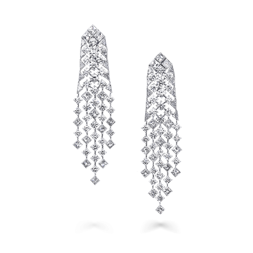 Snowfall Diamond Earring