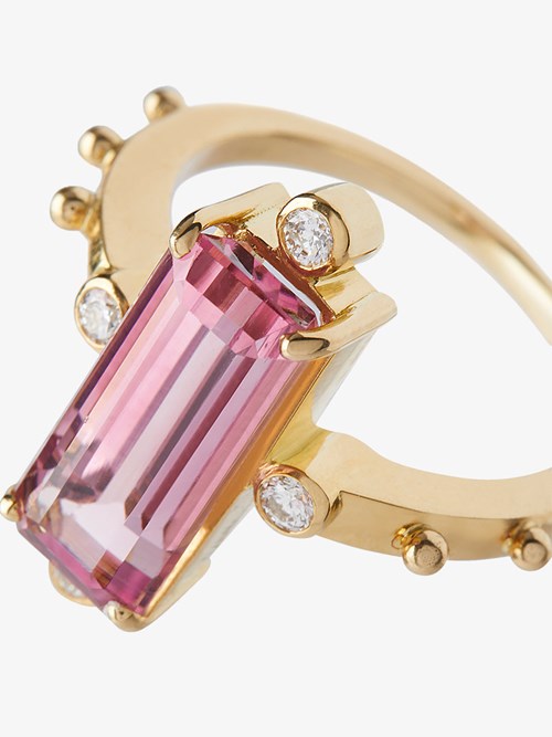 Pink Tourmaline Ring by Jessie Western