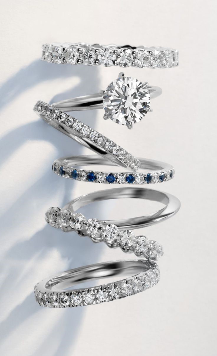 Championing Stacked Rings On Wedding Day BridalsPK