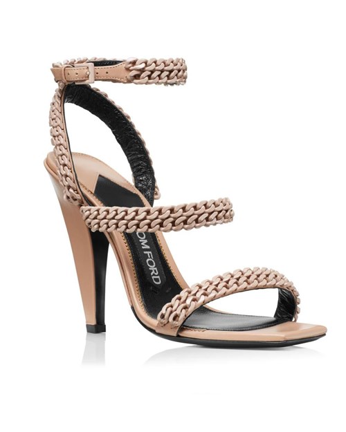 Tom Ford Square Toe Chain Sandal