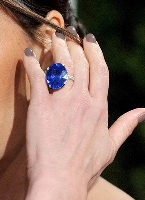 2010: Oval Cut Sapphire Ring