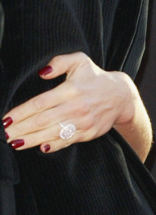 2004: Oval Cut Diamond Ring, $1.1m