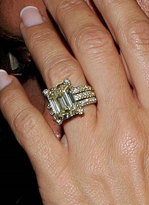 2006: Emerald Cut Yellow Diamond Ring