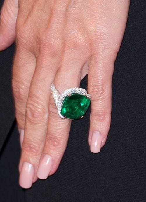 2007: Cushion Cut Emerald Ring