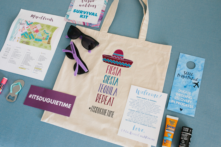 Welcome Bags for Destination Wedding 