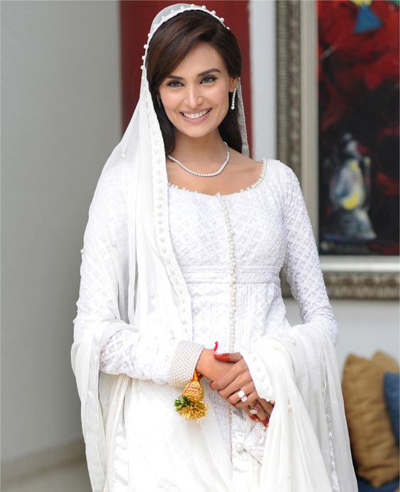 nikkah dresses in white