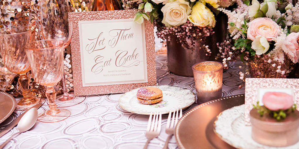 Rose Gold Is Perfect For Having A Statement Wedding
