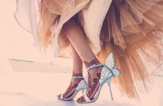The Most Delightful Bridal Heels by Sophia Webster