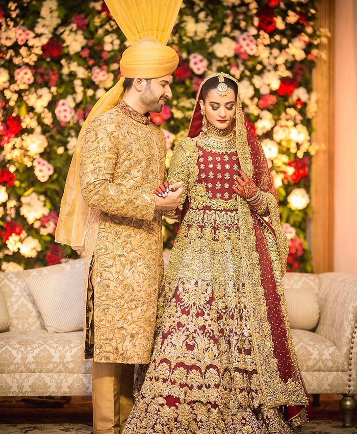 Let’s Take a Look at all of Aiman Khan’s Wedding Dresses