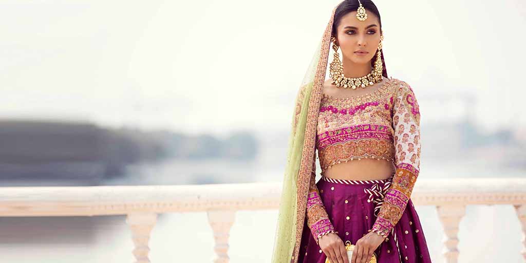 The best colours on bridal lehengas for summer 2019