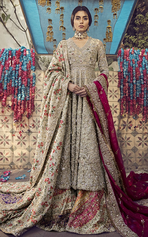 Pakistani ChampagneBridals Lehenga 