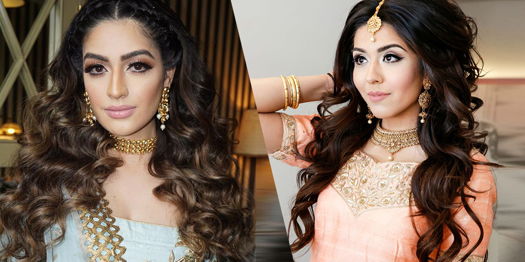 Best Bridal Jewelry for Round Face - Pakistani Pret Wear | Engagement  hairstyles, Wedding hair inspiration, Indian wedding hairstyles