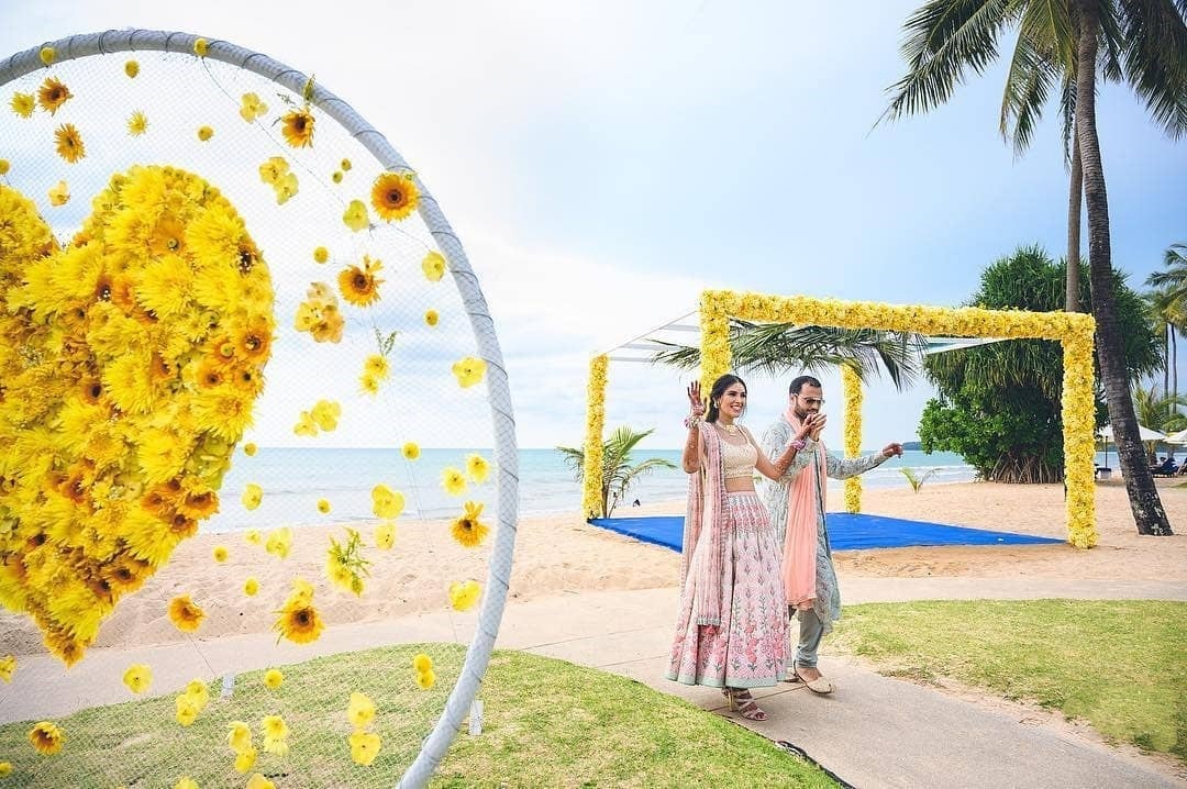 Wedding Color Theme for outdoor decor