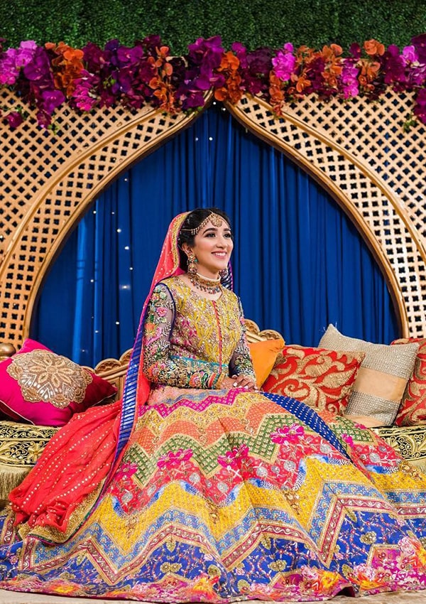 Colorful Bridal Lehenga