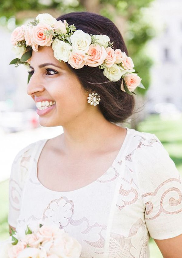 Flowers Crown for mehendi