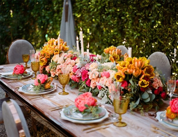 Floral Centerpiece for Wedding Decorations