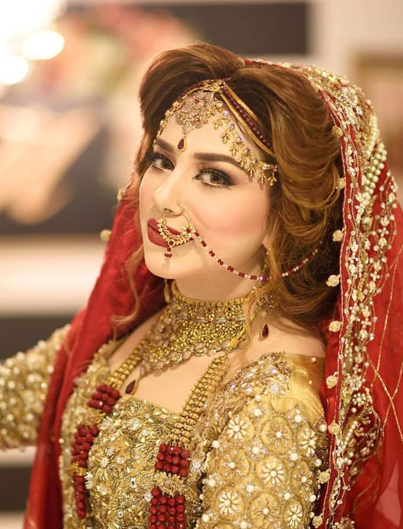 Pakistani Bridal Makeup Pic Wavy Haircut