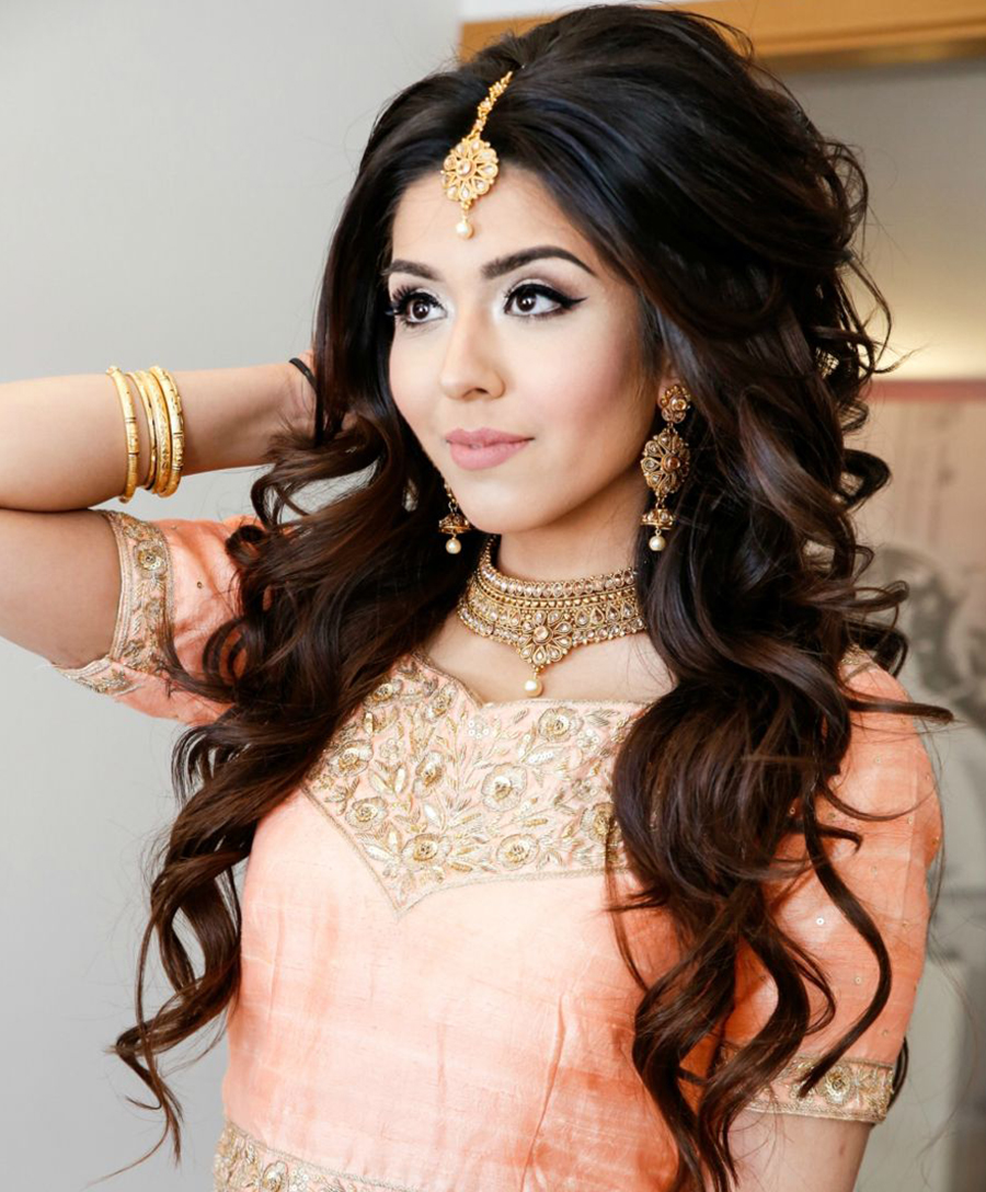 New Pakistani Bridal Hairstyles for Weddings