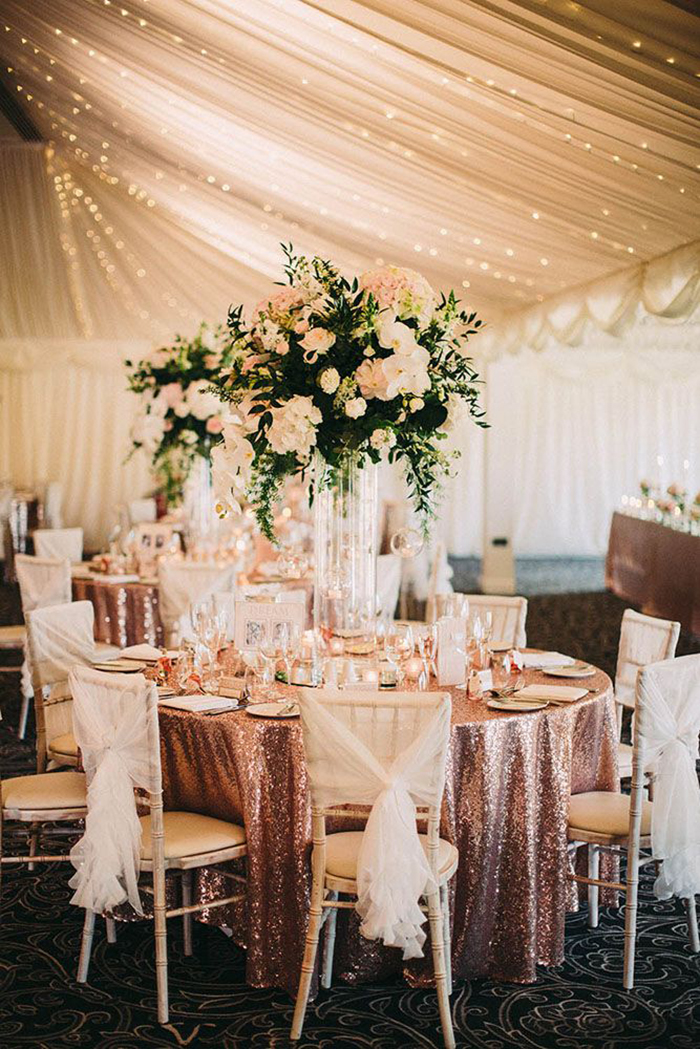 Rose Gold Is Perfect For Having A Statement Wedding