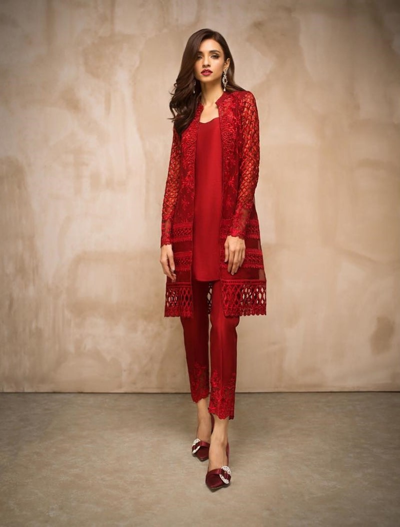 zainab chottani red dress