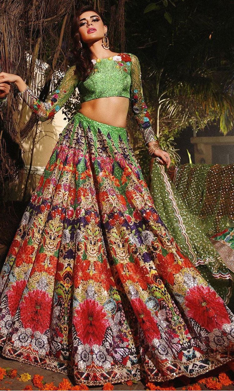 Floral Lehengas Reinventing The Concept Of A Traditional Bride