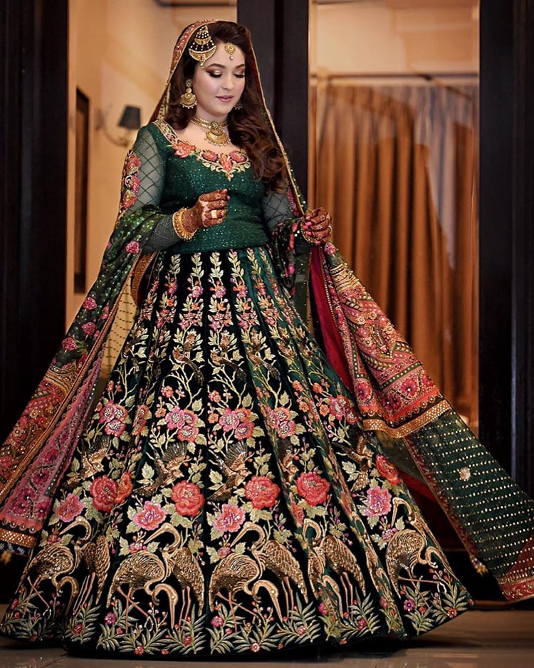 Floral Lehengas; Reinventing the Concept of a Traditional Bride