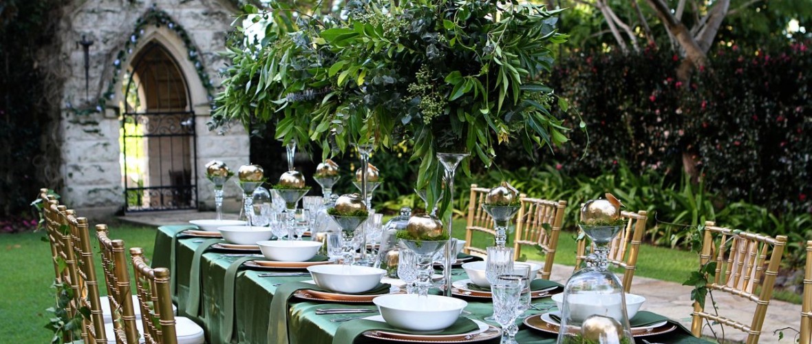 Outdoor Natural Green Wedding Decor