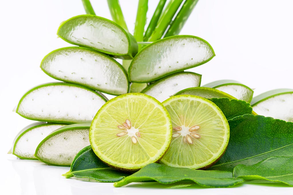 Lemon and Aloe Vera is good for Skin