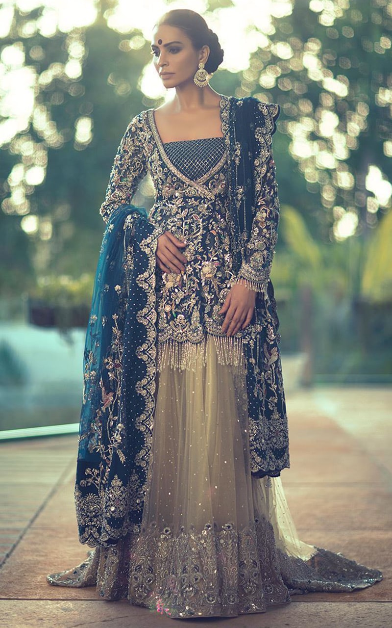 Net Bridal Lehenga for wedding