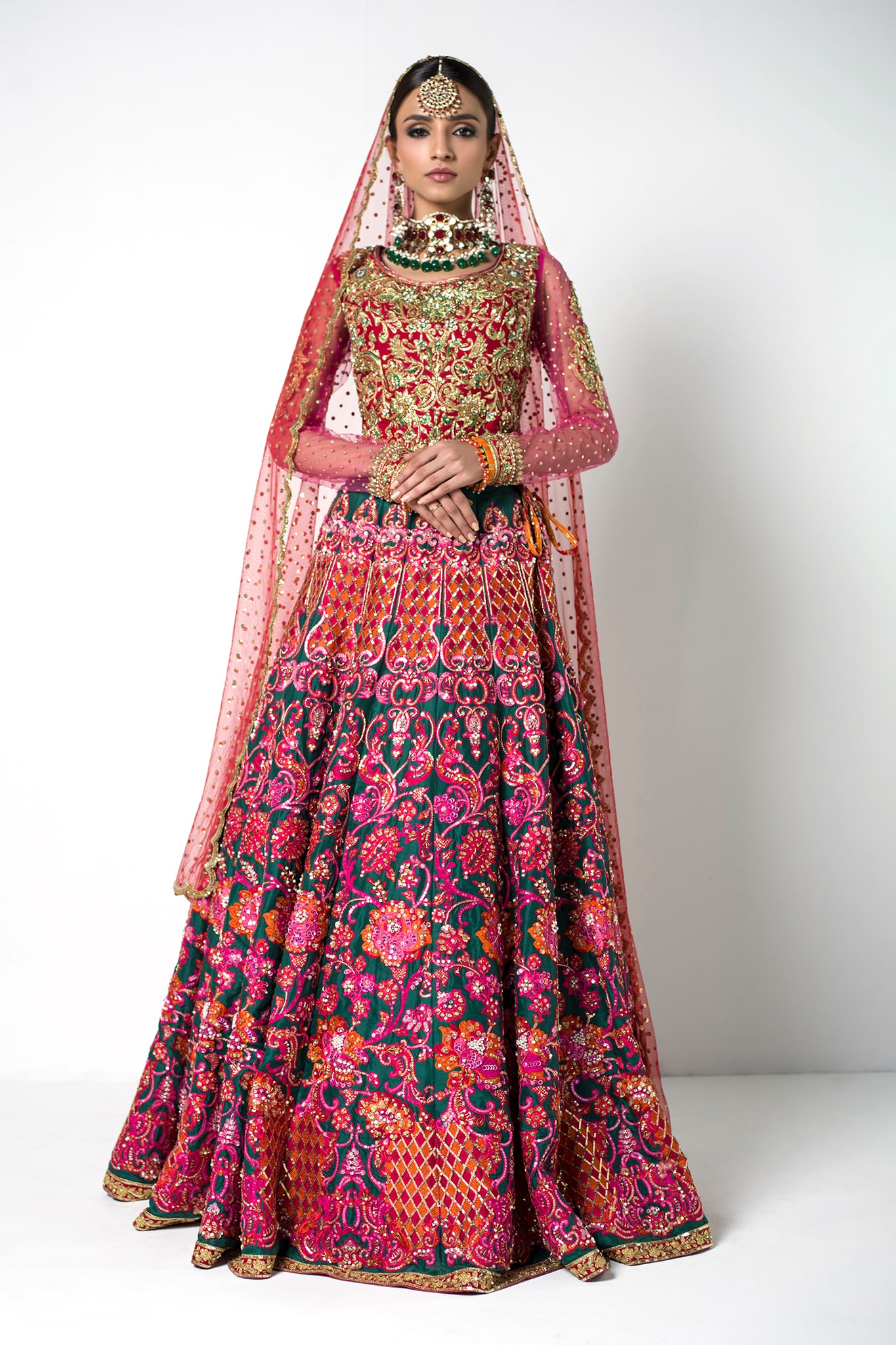 PinkBridal Dress by Nomi Ansari