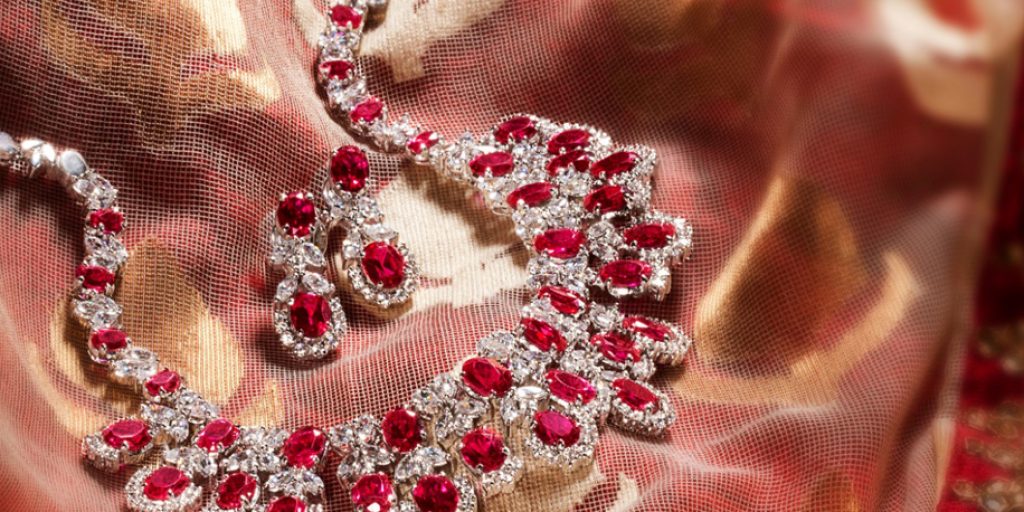 “Something Red” Designer Wedding Jewelry For Your Barat