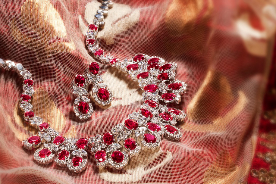 Lånte Seminary Forkæle Something Red” Designer Wedding Jewelry For Your Barat - Bridals.PK
