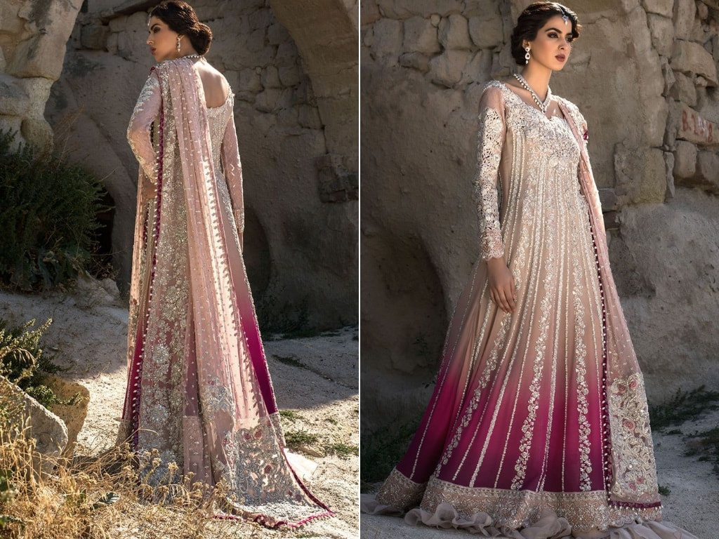 Gradient Gown for Bridals by Zainab Chottani