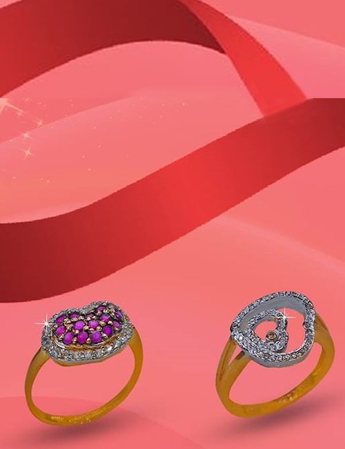 Diamond Gold Ring by Waseem Jewelry 