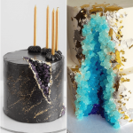 In Pictures: Making A Case for the Pretty Geode Cakes for Weddings!
