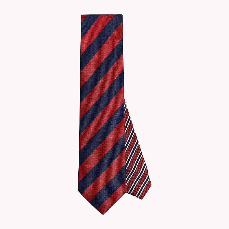 TOMMY HILFIGER SLIM WIDTH SILK STRIPE TIE