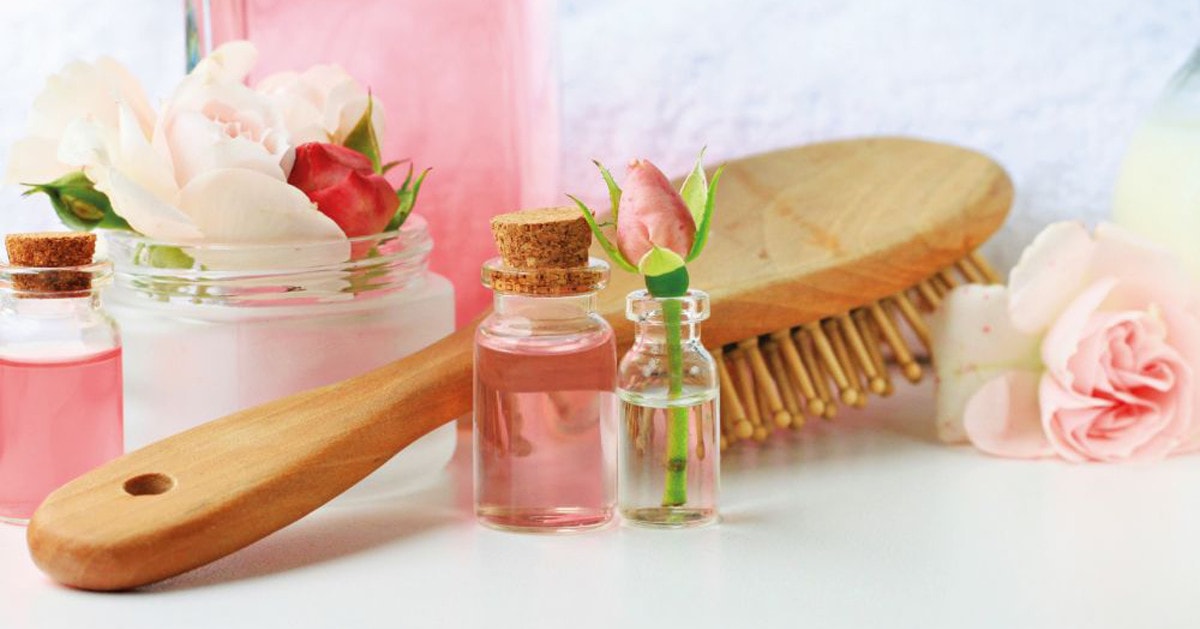 Rose water as your hair scent