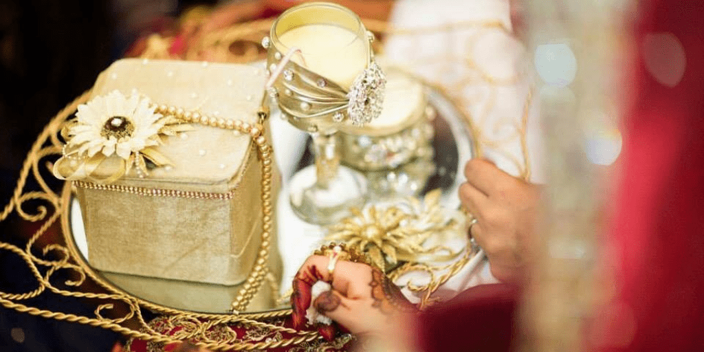 In Pictures: Dazzling Doodh Pilai Glasses We Spotted on Weddings