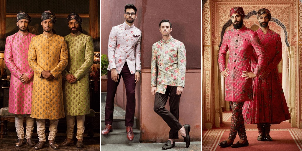 Indo western for groom on sale 2019